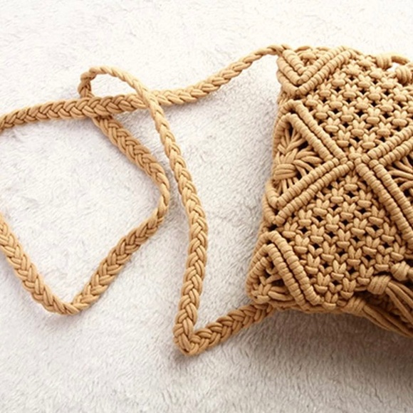 Macrame Crossbody Handbag - Picture 5 of 9